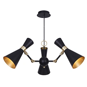 industrial style iron art chandelier pendant light modern