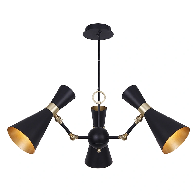 industrial style iron art chandelier pendant light modern