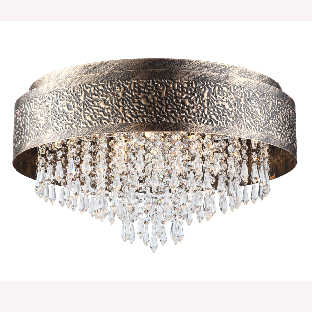 Crystal ceiling lamp American style  restore ancient ways to absorb ceiling light home hotel villa indoor light