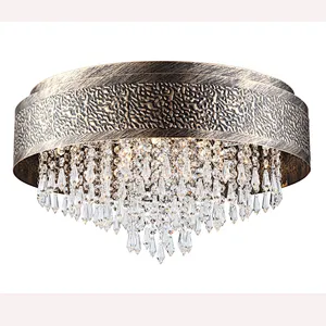 Crystal ceiling lamp American style  restore ancient ways to absorb ceiling light home hotel villa indoor light