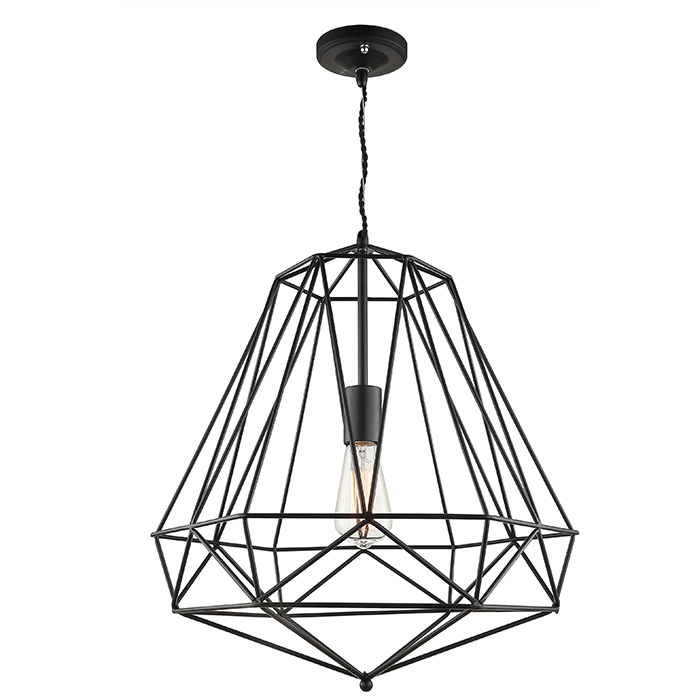 Huipu Lighting black metal one-Light kitchen island Pendant lantern lighting