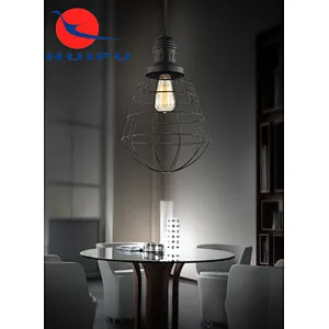 industrial style iron art home cage pendant light cafe pub club