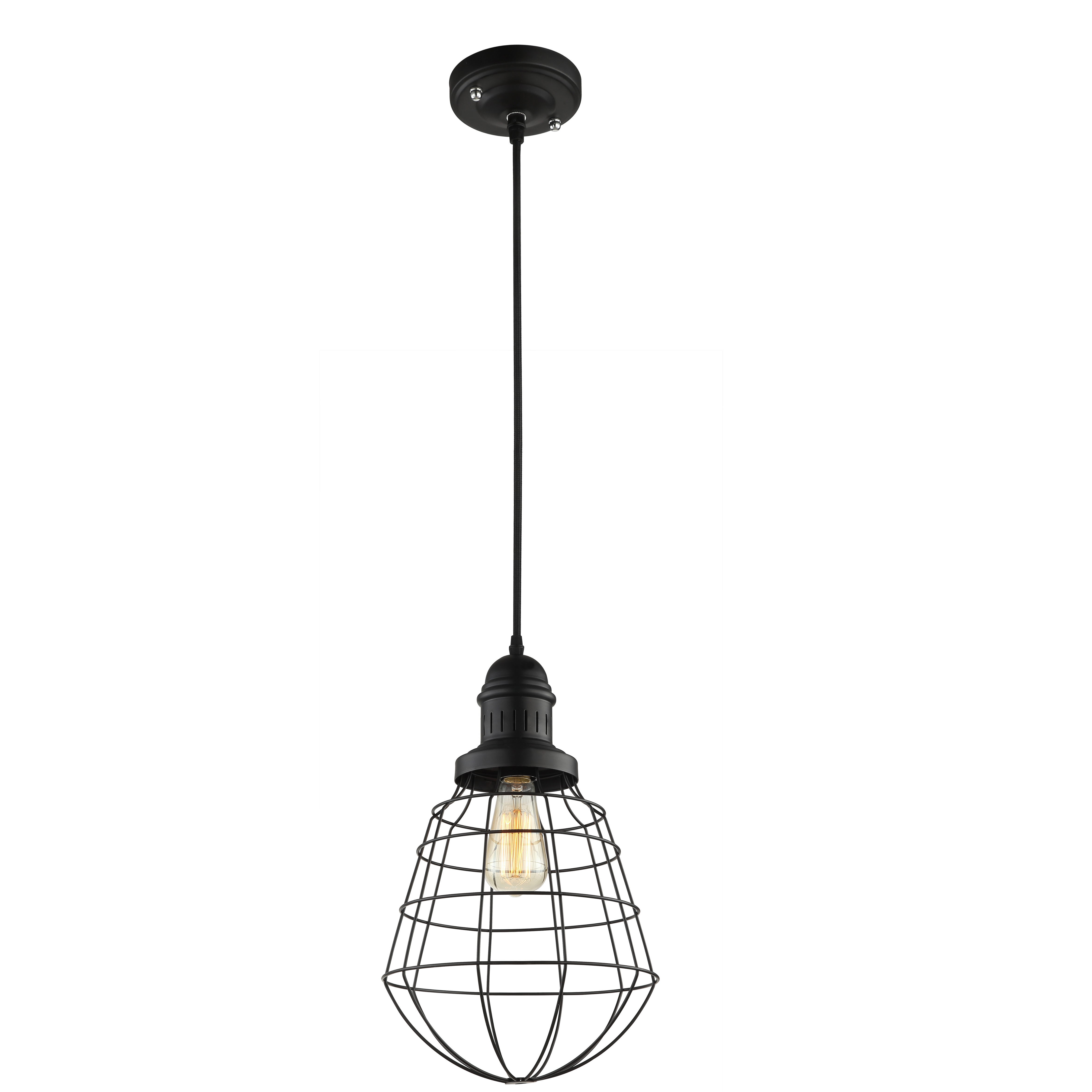 industrial style iron art home cage pendant light cafe pub club