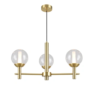 Design Nordic modern gold glass globe chandelier