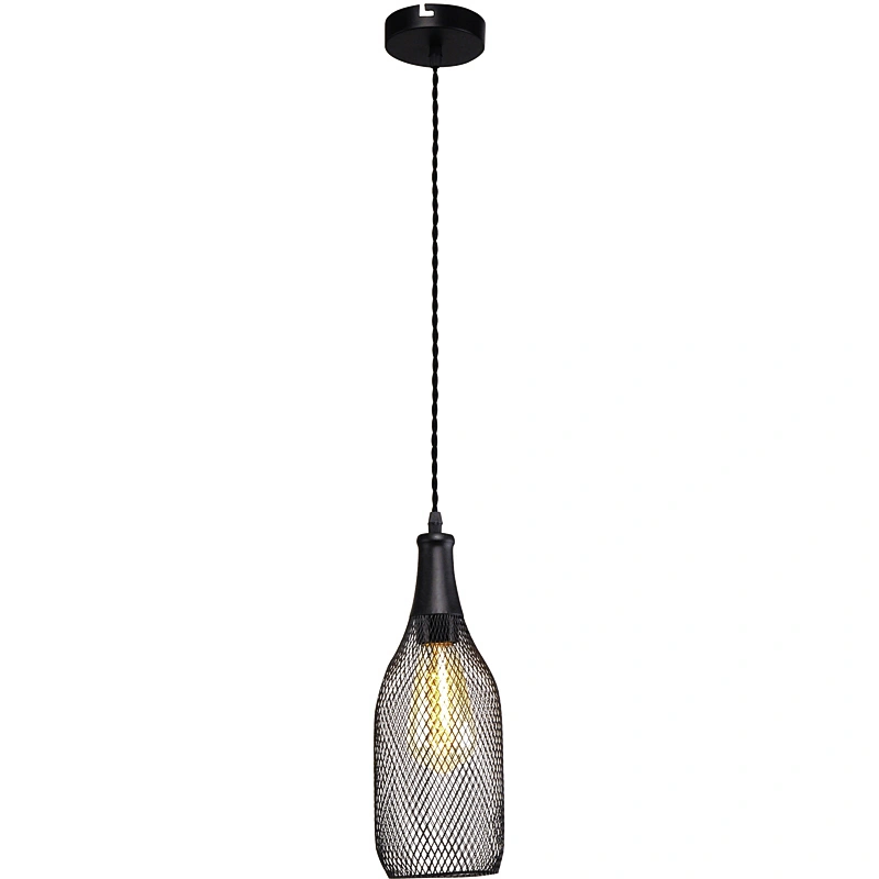 American black mesh lamp industrial style high quality E27 home hotel bar coffee shop decoration pendant light