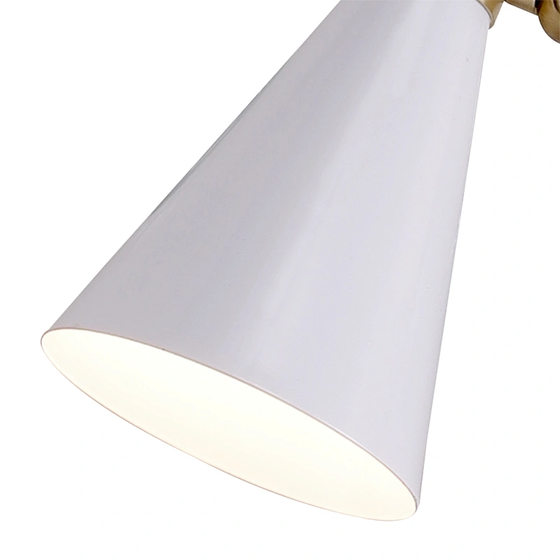 Modern white painting hotel decorative bed room wall lamp