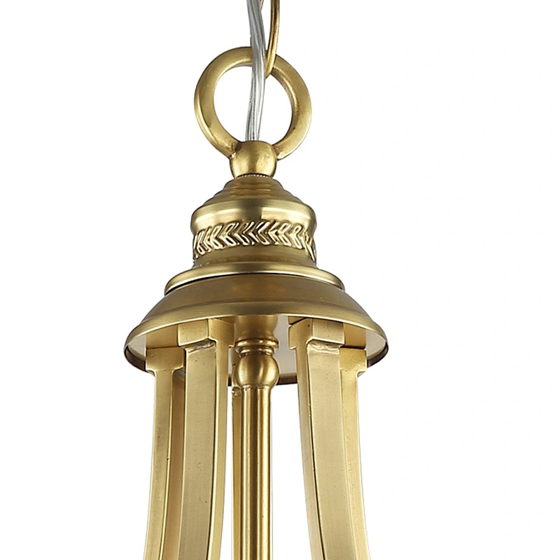 Modern luxury elegant painting gold chandelier pendant light beautiful E14 high-end pendant light