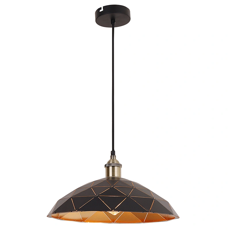 Zhongshan Lighting Factory Classical Kitchen Design Black Pendant Light
