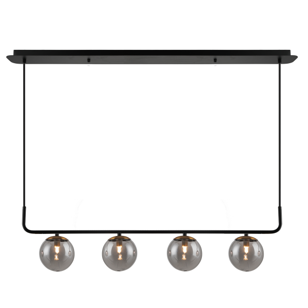 Beautiful 2021 new design  Nordic modern pendant light with smoke grey glass