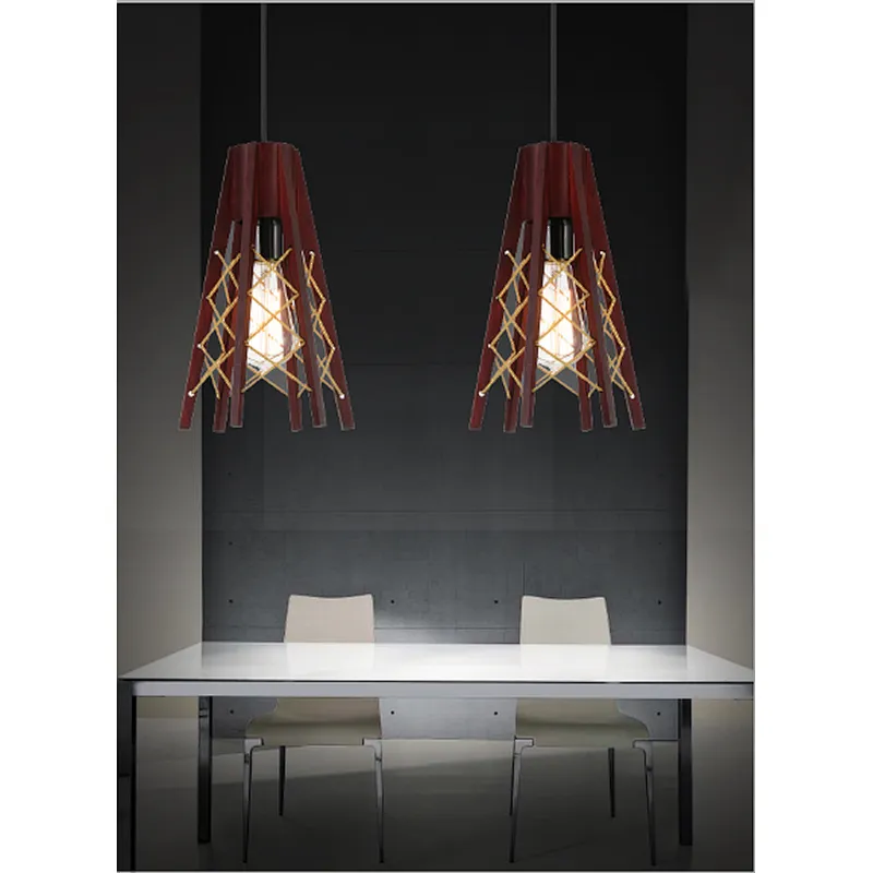 Wooden pendant light high quality modern hanging light