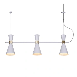 5 Lights White Finish Home Decorate Adjustable Pendant Lighting Chandelier