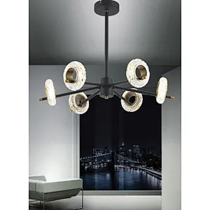 LED modern crystal chandelier european good quality interior decoration chandelier