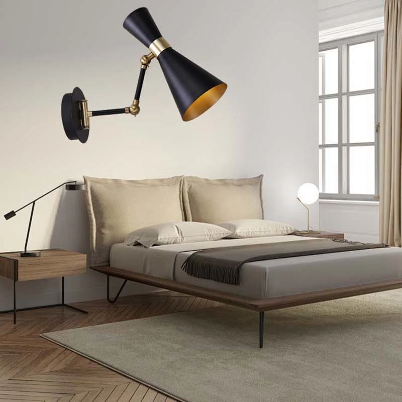 Modern Fashion E27 Holder Removable Bed Decorative Wall Lamp