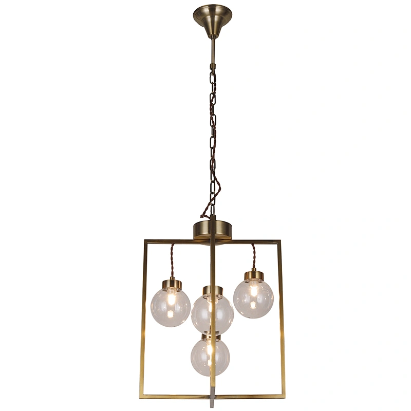 Luxury modern gold pendant lamp hotel home villa apartment decoration with G9  lamp holder
