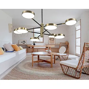 European modern LED 8*9W chandelier home hotel office decoration chandelier
