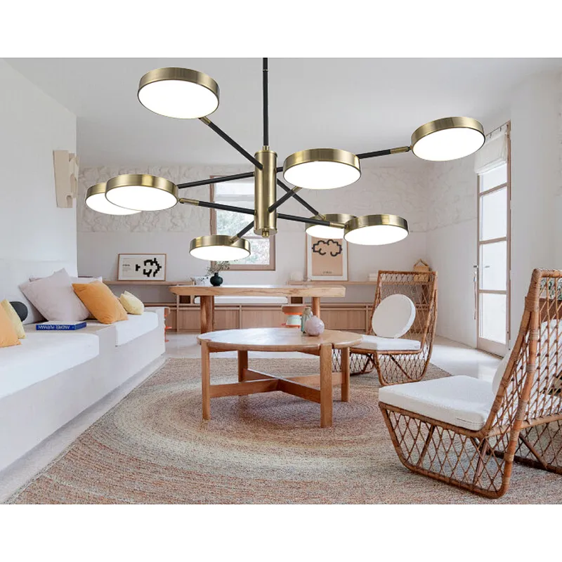 European modern LED 8*9W chandelier home hotel office decoration chandelier