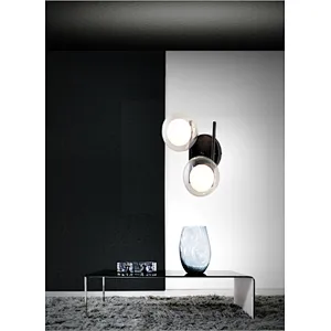 Modern simple glass ball wall lamp european high-end bedside lamp with G9 lamp holder