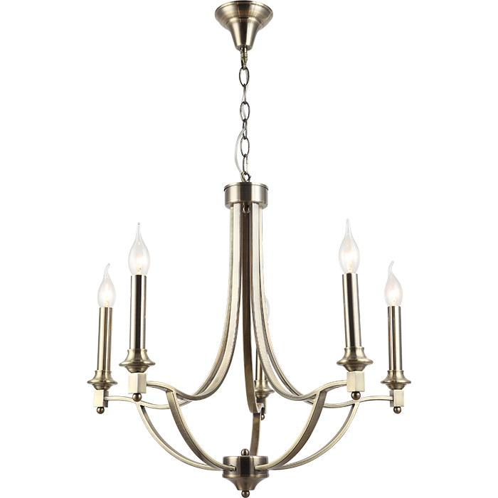 Art Deco Modern Spanish Style Gold Antique Brass Plating Indoor Pendant Light