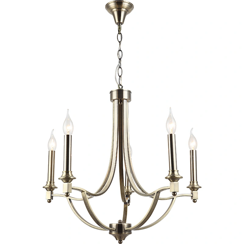 Art Deco Modern Spanish Style Gold Antique Brass Plating Indoor Pendant Light