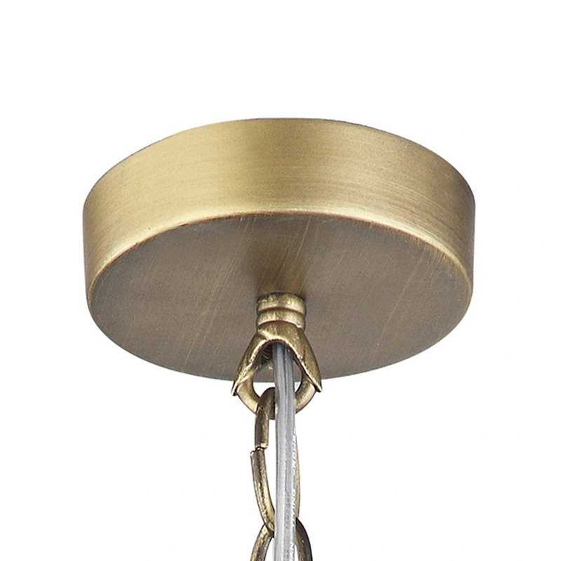 Vintage Brass Cage Shape E27 Single Pendant Lamp