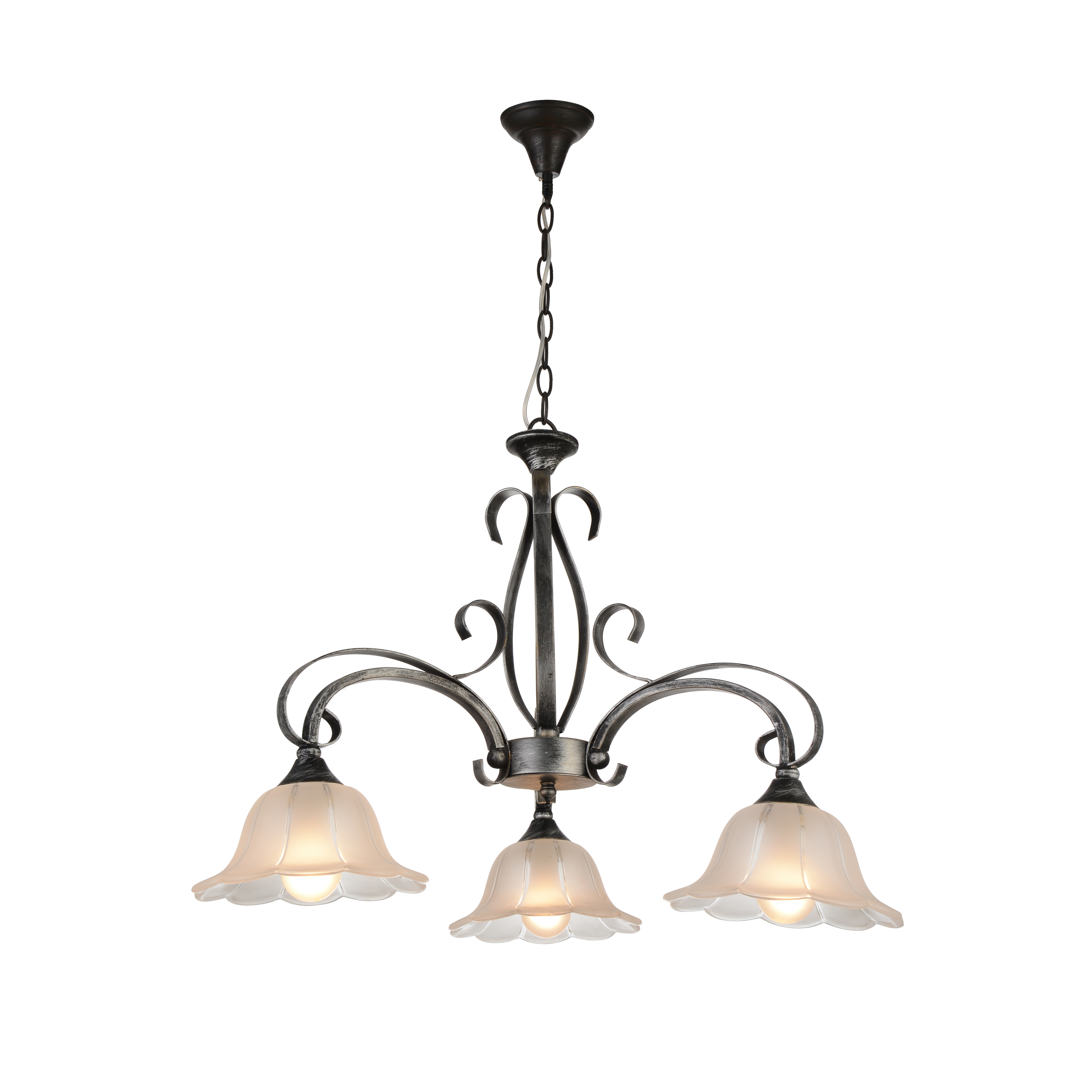 American classic iron art E14*3 pendant light home hotel villa decoration vintage chandelier