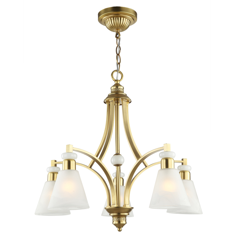Modern luxury elegant painting gold chandelier pendant light beautiful E14 high-end pendant light