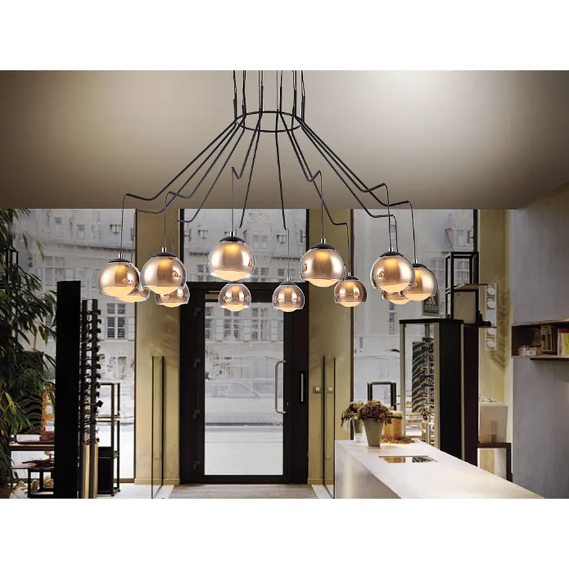 LED Nordic modern chandelier beautiful high quality hall chandelier