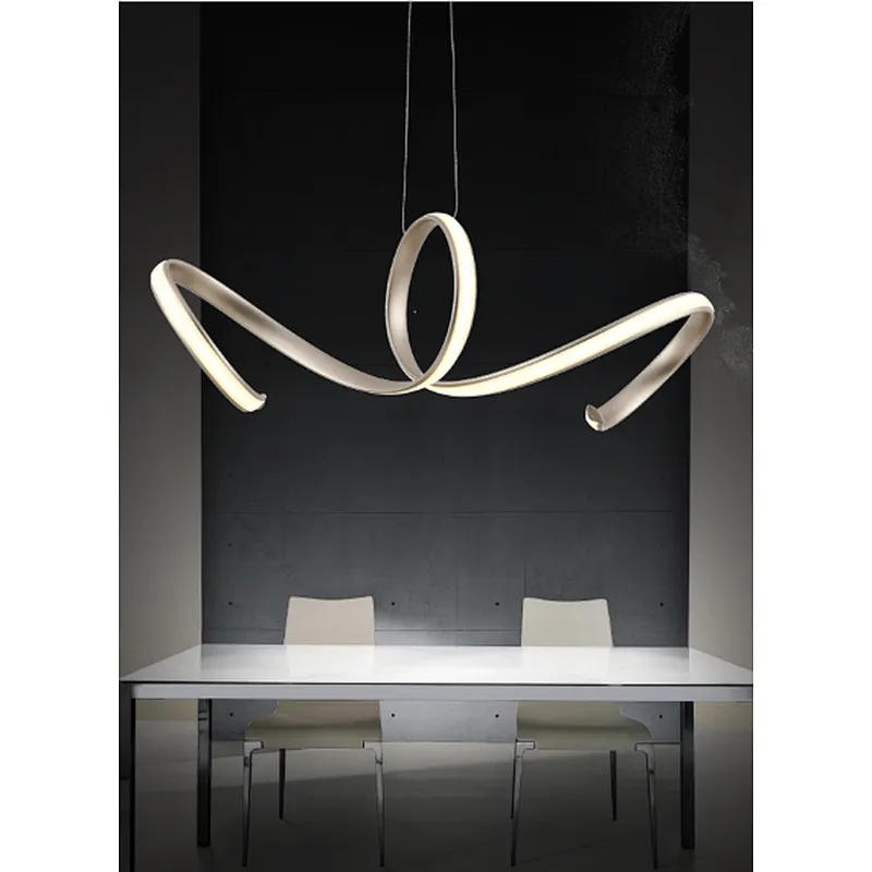 2022 China new wholesale modern LED aluminum pendant light for home hotel mall villa office lighting