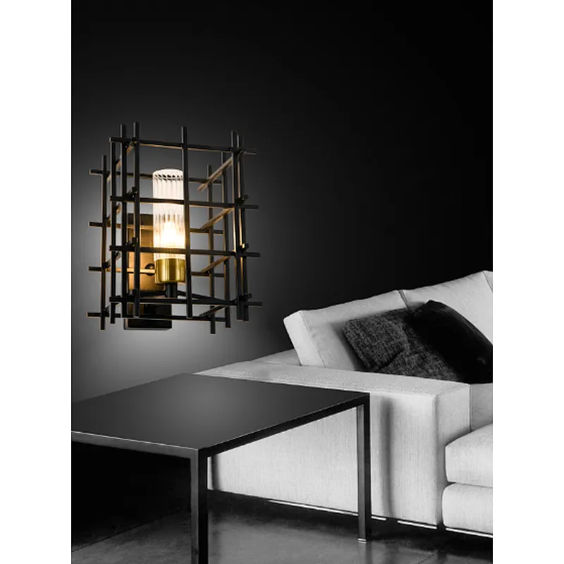new design modern wall lamp european creative iron art indoor decoration led wall lamp