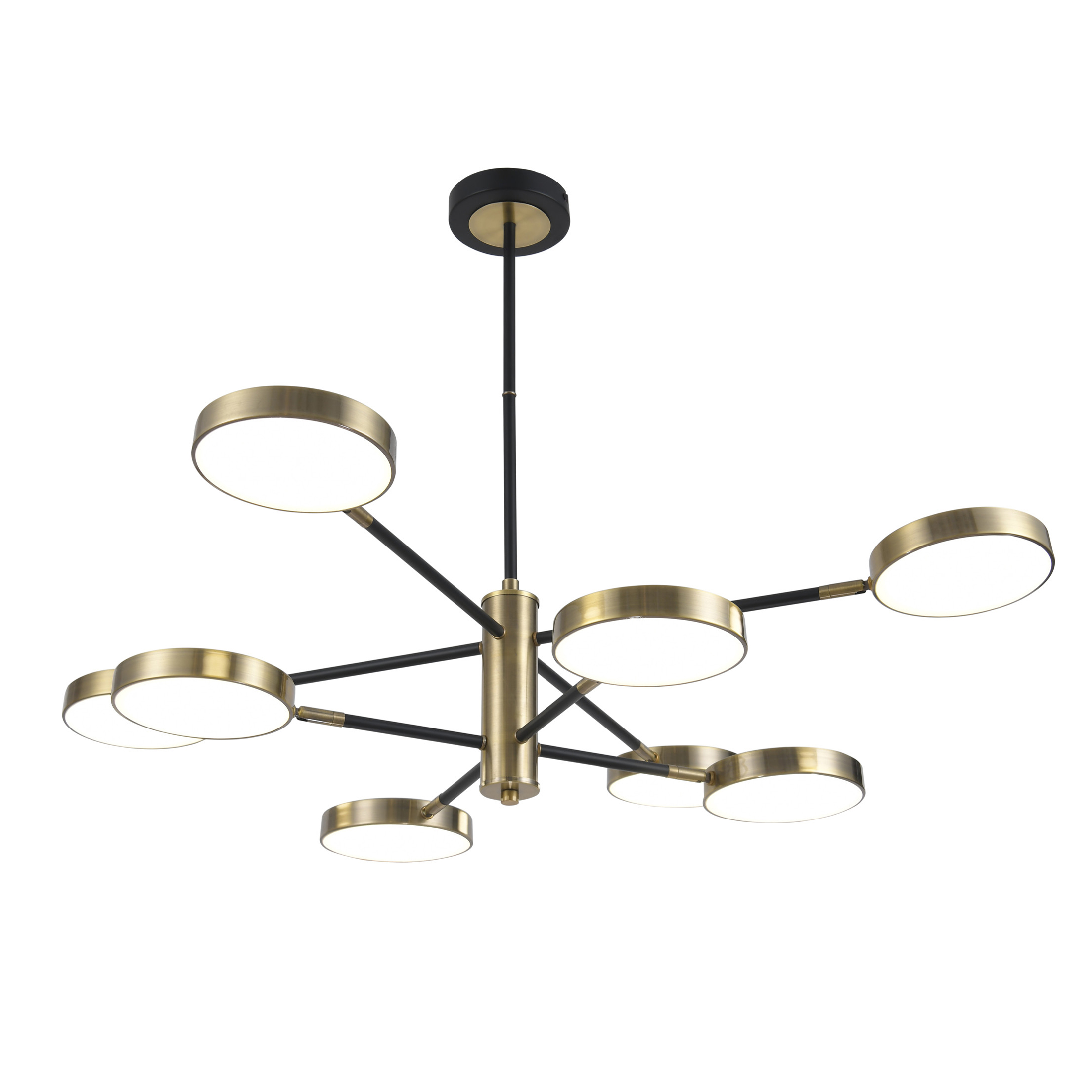 European modern LED 8*9W chandelier home hotel office decoration chandelier