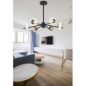 LED modern crystal chandelier european good quality interior decoration chandelier