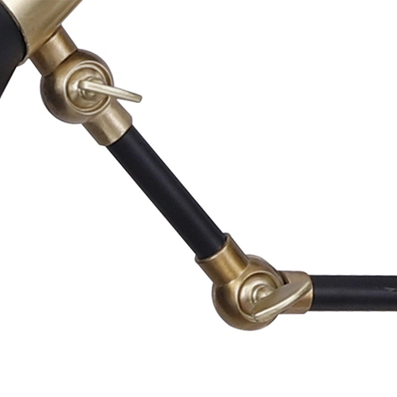 Zhongshan Factory Hand Made Retro Black Finish Chandelier Lights