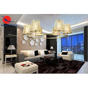 Modern luxury elegant nobel gold chandelier pendant light