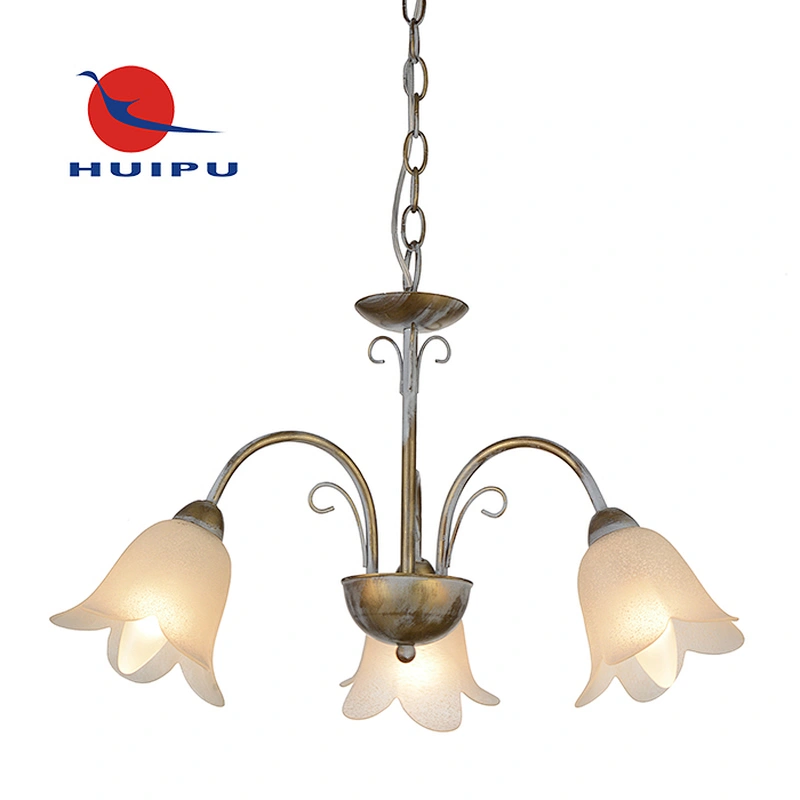 Hongkong Fair Retro elegant European style glass pendant light suspension luminaire
