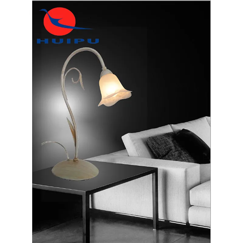 European table lamp classical glass shade home hotel study decoration table lamp