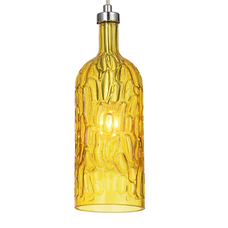 Modern fancy colorful glass bottle design ceiling pendant lights