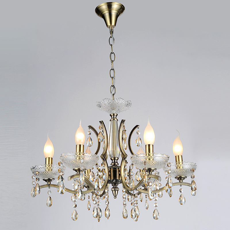 European Classic Crystal Home Decoration Indoor Pendant Light