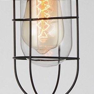 Antique Black Metal Shade Hanging 1-light Kitchen Pendant Light