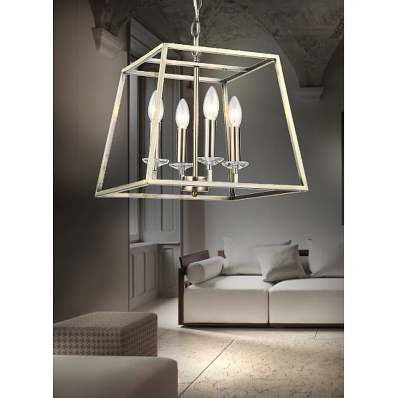 European classical brass pendant light good quality Restaurant Bar Home Hotel Decoration candle E14 pendant light