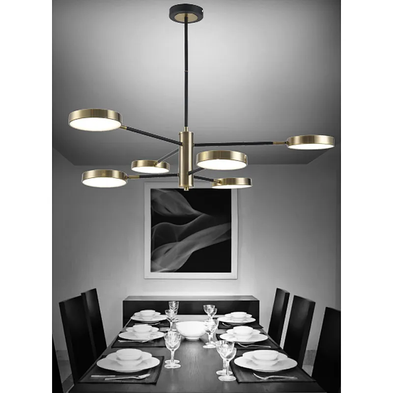 European good quality chandelier led 6*9W beautiful indoor ceiling lights chandeliersc