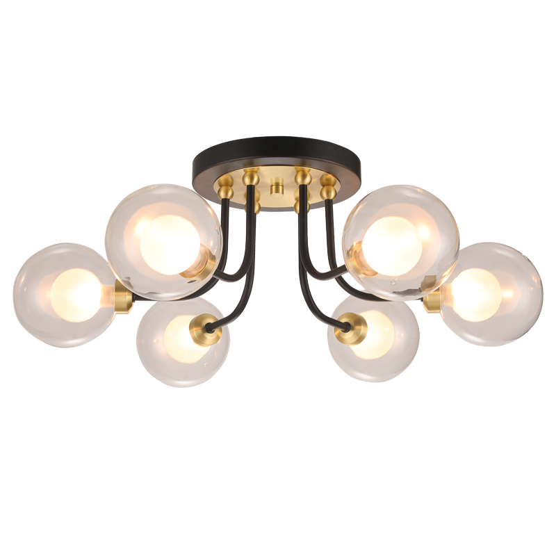 European modern Ceiling light modern high trade home hotel apartment decoration 6 lights ceiling light