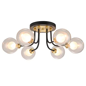 European modern Ceiling light modern high trade home hotel apartment decoration 6 lights ceiling light
