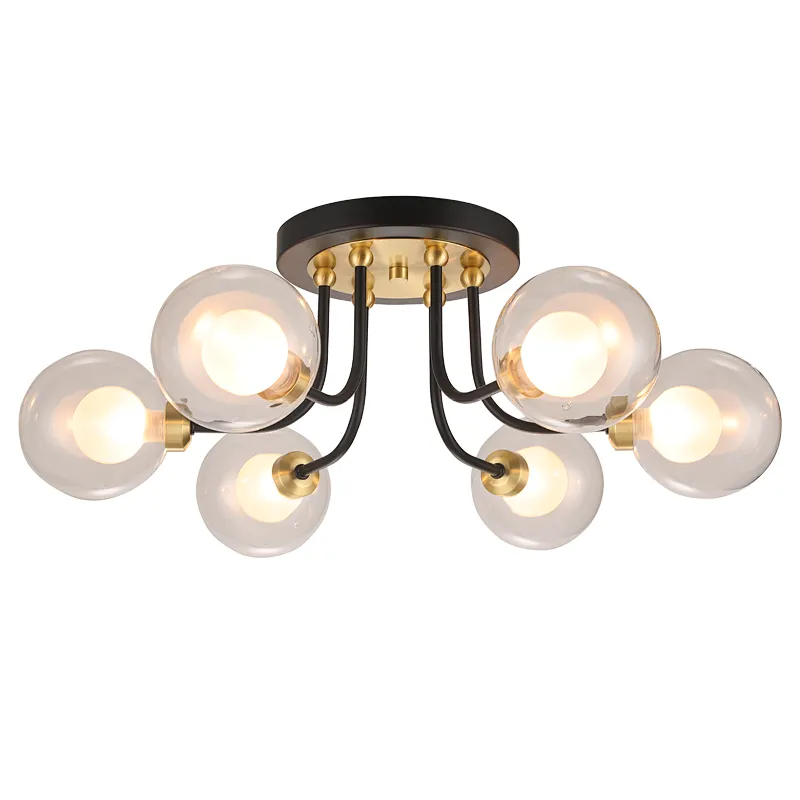 European modern Ceiling light modern high trade home hotel apartment decoration 6 lights ceiling light