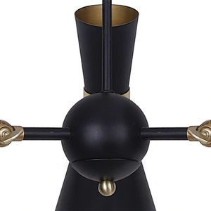 Zhongshan Factory Hand Made Retro Black Finish Chandelier Lights