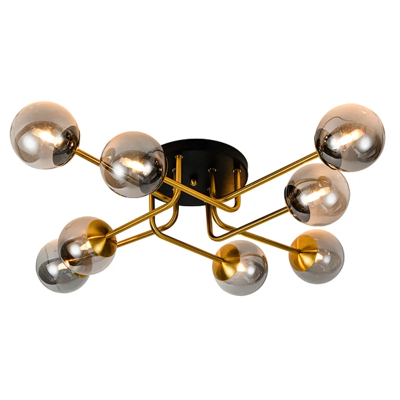 Modern fashion 8 lights ceiling lamp European style fancy indoor house hotel decoration ceiling light