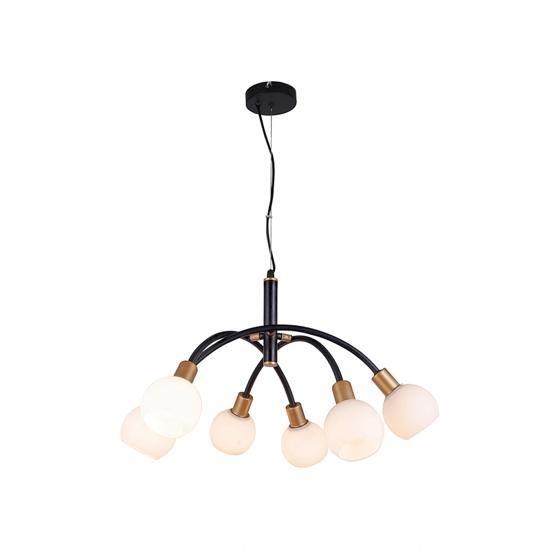 European modern luxury metal chandelier pendant light