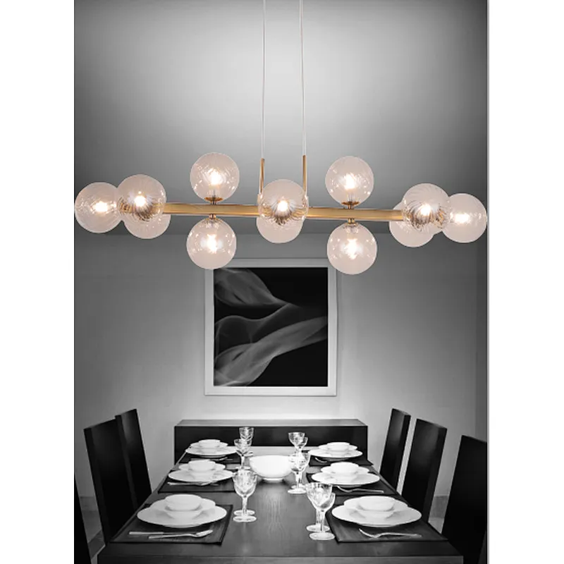 New design modern fashion G9*12 home hotel decoration pendant light