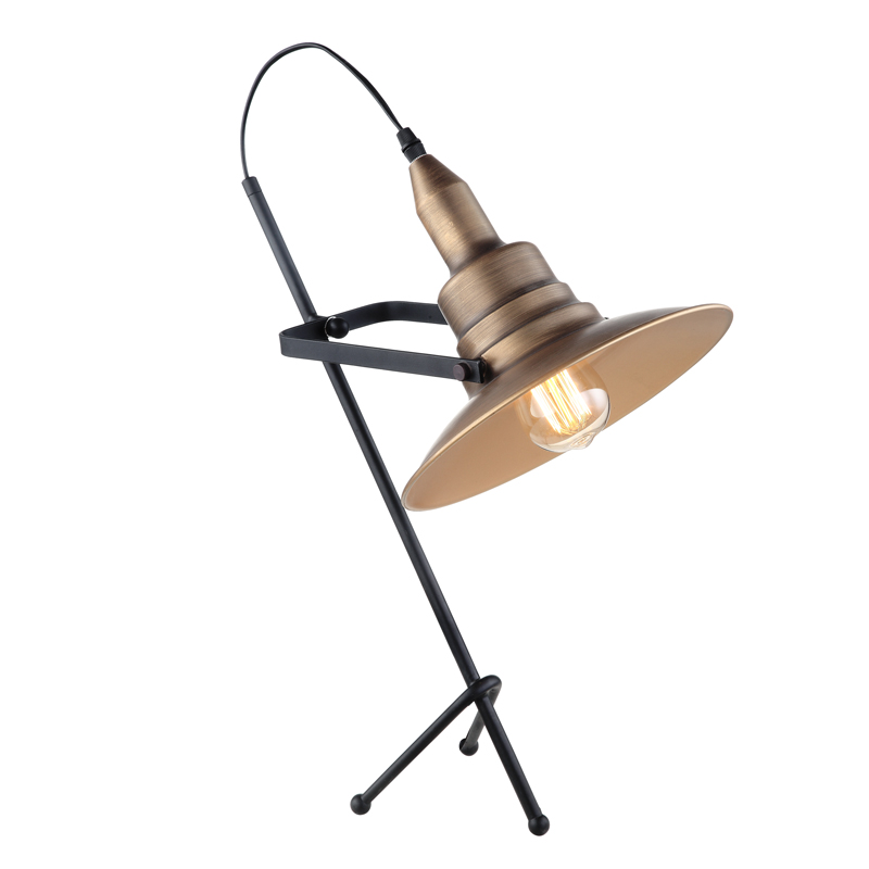 high-end retro table lamp industrial iron art table lamp