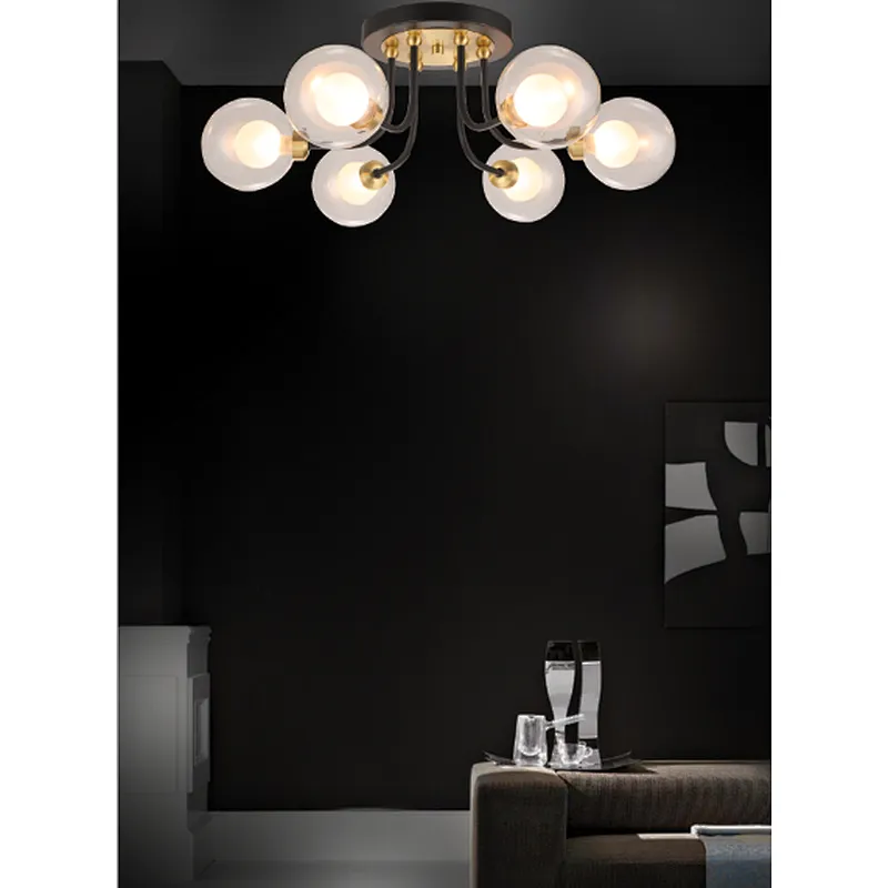 European modern Ceiling light modern high trade home hotel apartment decoration 6 lights ceiling light