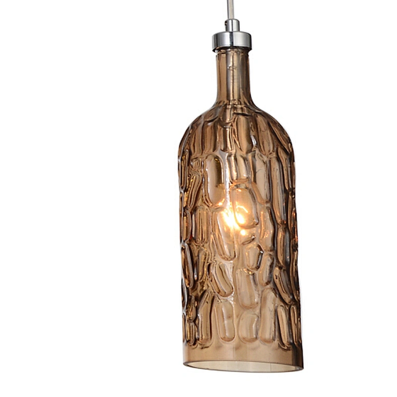 Modern fancy colorful glass bottle design ceiling pendant lights